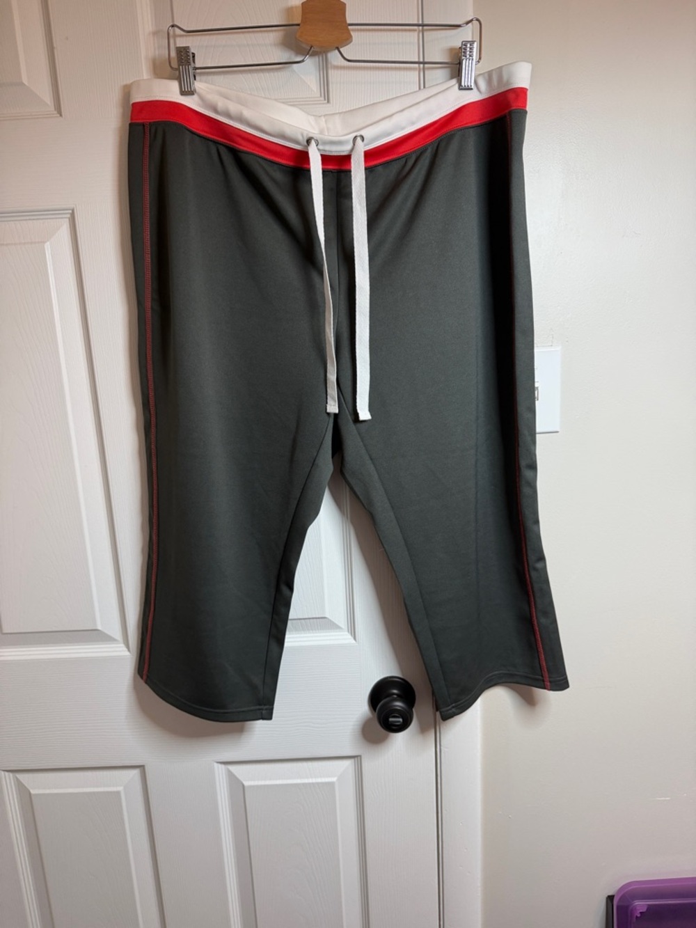 Puresilver Size 2X Athletic Gray Capris